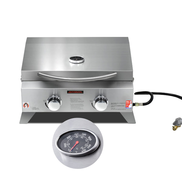 BBQ Blokes Portable 2 Burner Gas BBQ
