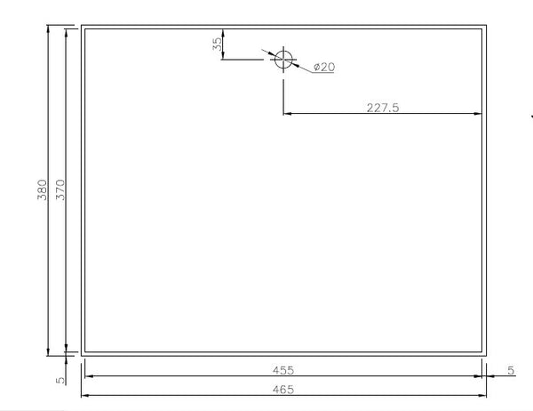BBQ Blokes Stainless Steel BBQ Grill Hot Plate 46.5 x 38CM Premium 304 Grade