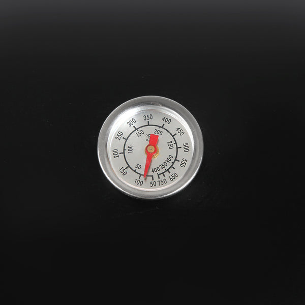 BBQ Blokes 2-in-1 Offset BBQ Smoker - Black