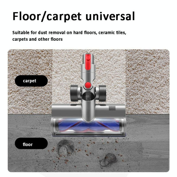V-shaped Anti-tangle Floor Brush for Vacuum Cleaners - For Dyson V10 Slim / V12
