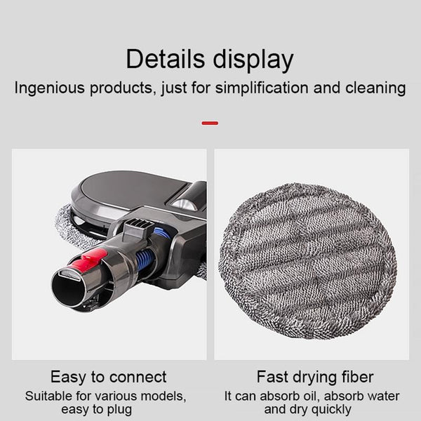 Electric Mop Cleaning Head with Water Tank for Dyson V7 / V8 / V10 / V11 Vacuum Cleaner