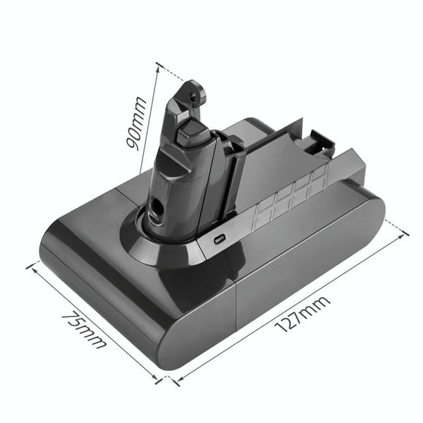 Extra Battery for Dyson V6 Handheld Vacuum - Replacement - 2.6Ah