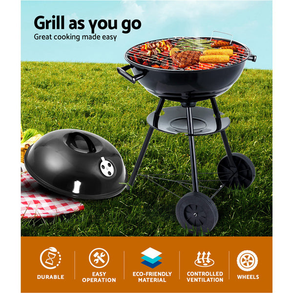 Outdoor Camping Patio Wood Barbeque Steel Oven