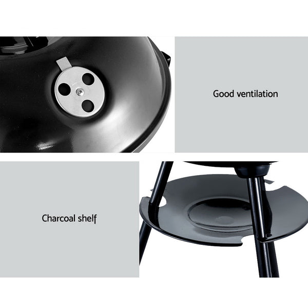 Outdoor Camping Patio Wood Barbeque Steel Oven
