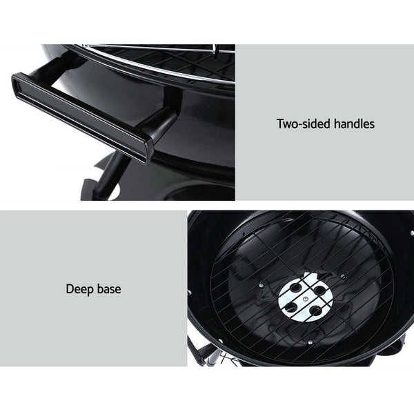 Outdoor Camping Patio Wood Barbeque Steel Oven