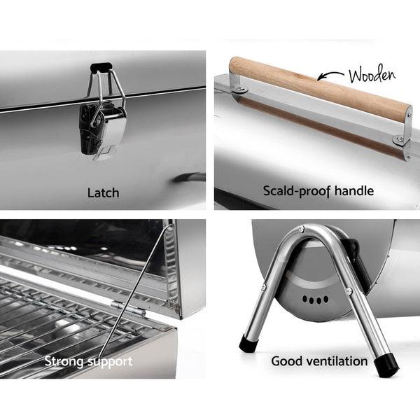 BBQ Blokes Portable Grill BBQ Foldable