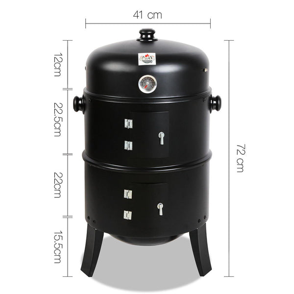 Charcoal Barbeque Smoker