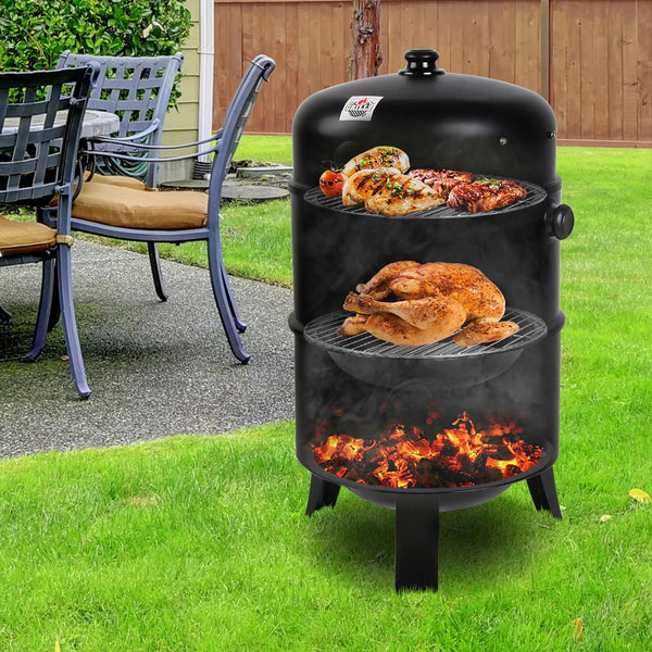 Charcoal Barbeque Smoker