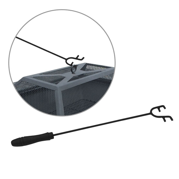 BBQ Blokes Outdoor Fire Pit BBQ Table Grill Fireplace
