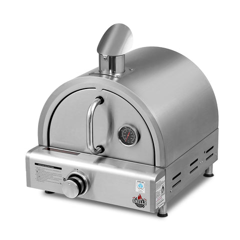 BBQ Blokes Portable Pizza Oven Camping Grill LPG Cooking Gas Stove Stainless Steel