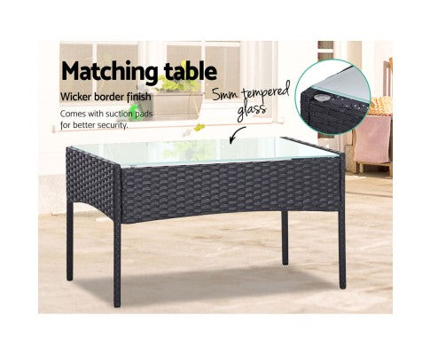 Rattan bbq table deals
