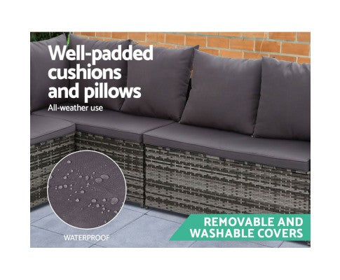 BBQ Blokes Garden Outdoor Furniture Dining Setting
