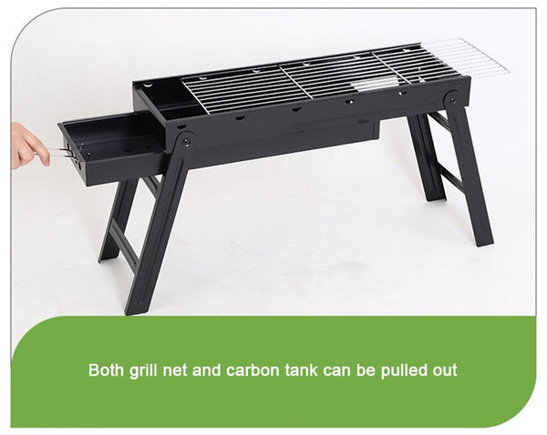 Foldable Portable BBQ Charcoal Grill Barbecue Camping Hibachi Picnic
