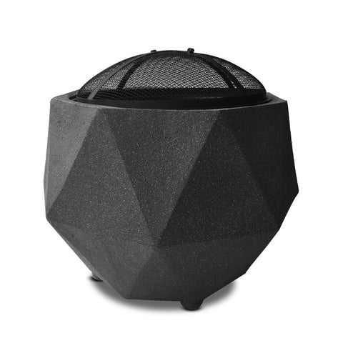 BBQ Blokes Outdoor Portable Fire Pit Bowl Wood Burning Patio Oven Heater Fireplace