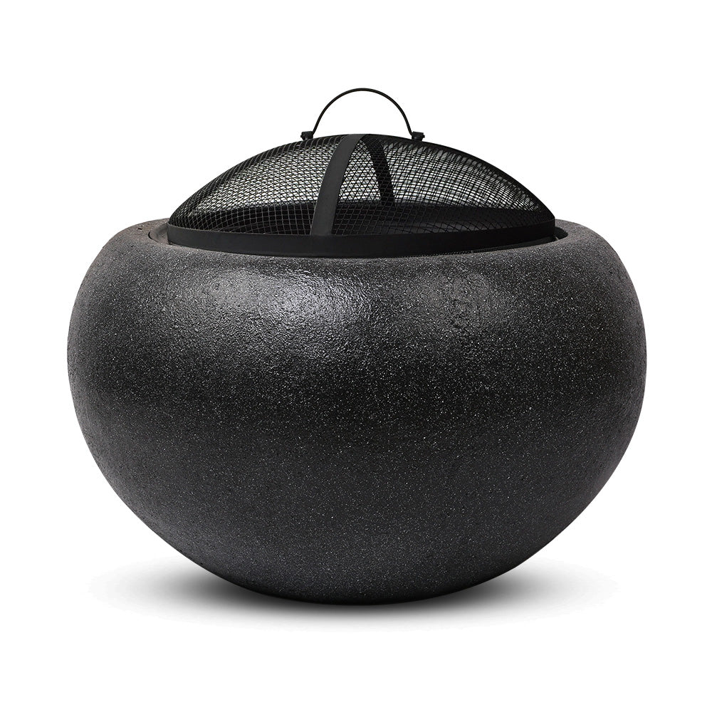 BBQ Blokes Outdoor Portable Fire Pit Bowl Wood Burning Patio Oven Heater Fireplace