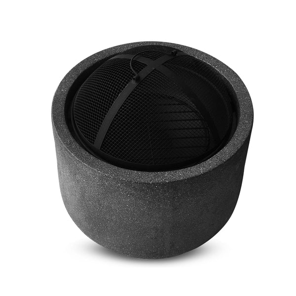 BBQ Blokes Outdoor Portable Fire Pit Bowl Wood Burning Patio Oven Heater Fireplace