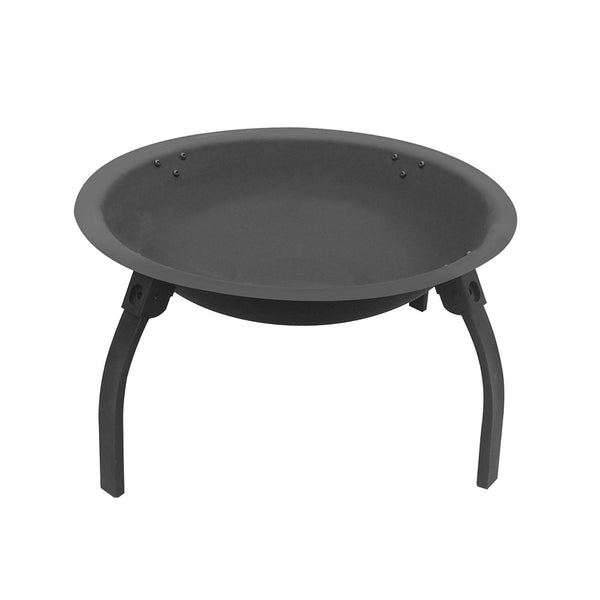 BBQ Blokes 30 Inch Portable Foldable Outdoor Fire Pit Fireplace