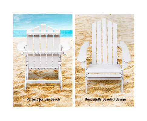 Gardeon 2 Piece Outdoor Beach Chair and Table Set