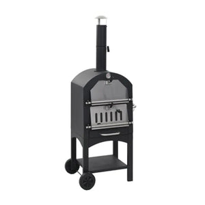 Charcoal Fired Outdoor Pizza Oven With Fireclay Stone