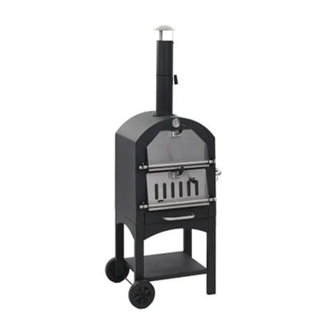 Charcoal Fired Outdoor Pizza Oven With Fireclay Stone