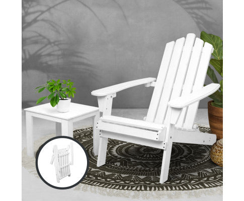 Gardeon 2 Piece Outdoor Beach Chair and Table Set
