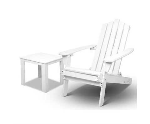 Gardeon 2 Piece Outdoor Beach Chair and Table Set