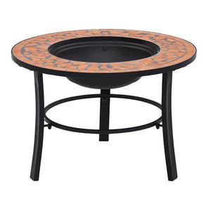 MOSAIC FIRE PIT 68CM CERAMIC