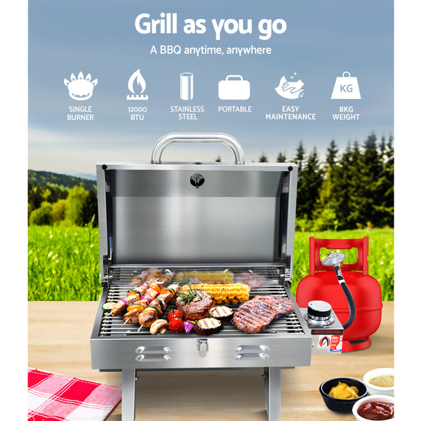 BBQ Blokes Portable Gas BBQ Grill Heater