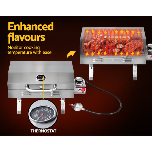 BBQ Blokes Portable Gas BBQ Grill Heater